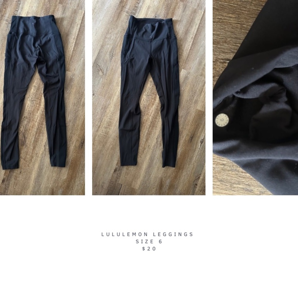 lululemon athletica Black Leggings